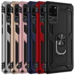 Slim Shockproof Ring Armor Stand Phone Case for Samsung Galaxy S20 Ultra