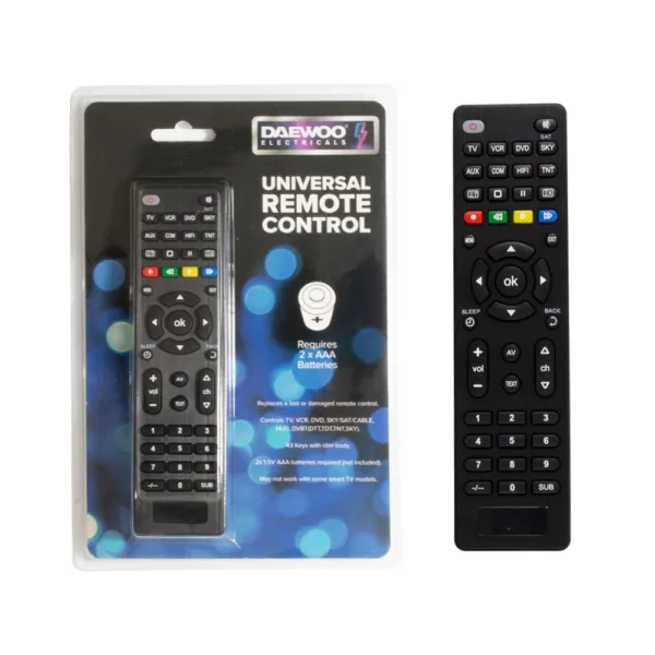 10A DAEWOO Universal TV Remote Control iShine Trade T/A Boltify Limited