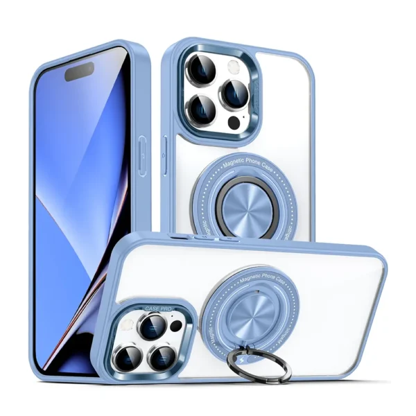 10F Shadow Magsafe Case For iPhone 14 Pro 15 Pro Blue