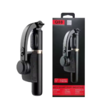 11A Q08 Gimbal Stabilizer Foldable Wireless Bluetooth Handled Selfie Stick Tripod