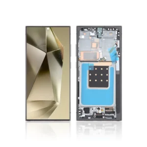 122A Replacement OLED LCD Screen For Samsung Galaxy S24 Ultra (S928B) Black With Frame