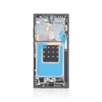 122C Replacement OLED LCD Screen For Samsung Galaxy S24 Ultra (S928B) Black With Frame