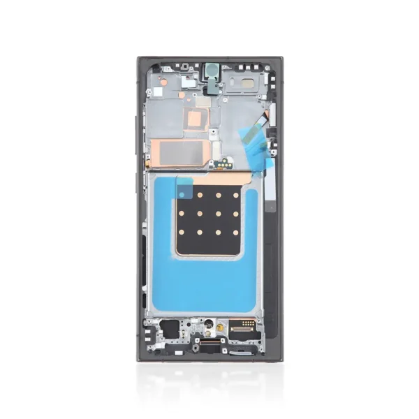 122C Replacement OLED LCD Screen For Samsung Galaxy S24 Ultra (S928B) Black With Frame