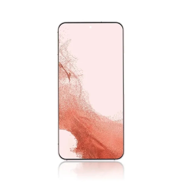 125C Genuine LCD Screen For Samsung Galaxy S22 5G S901B With Frame Pink Gold (GH82-27521D vGH82-27520D)