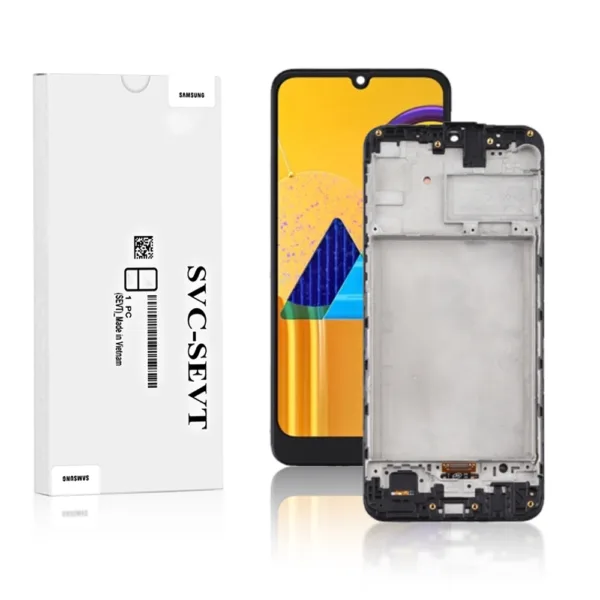 Genuine LCD Screen For Samsung Galaxy M30s (M307) With Frame & Touchpad - Black  (GH82-21266A)