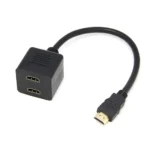 13A HDMI TO 2 Female HDMI Adaptor