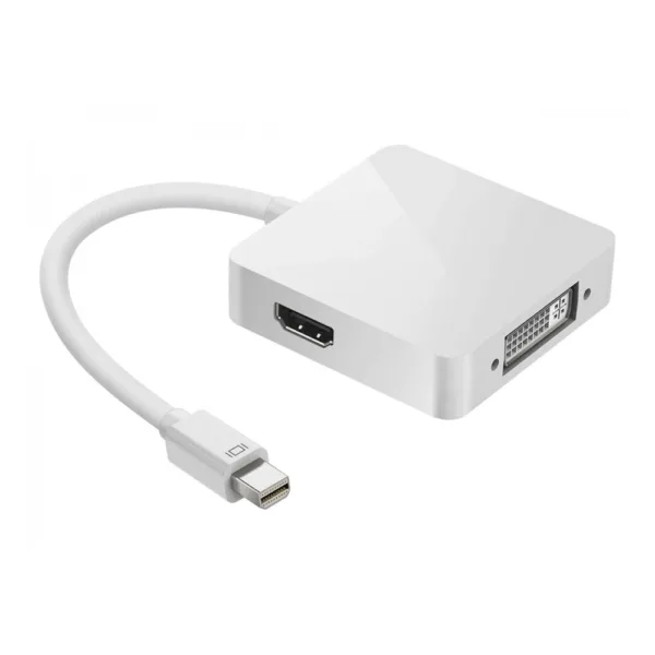 3 in 1 Mini Display Port to HDMI+DVI+DP Adaptor