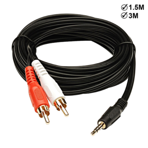 Aux 3.5mm to 2 RCA Cable