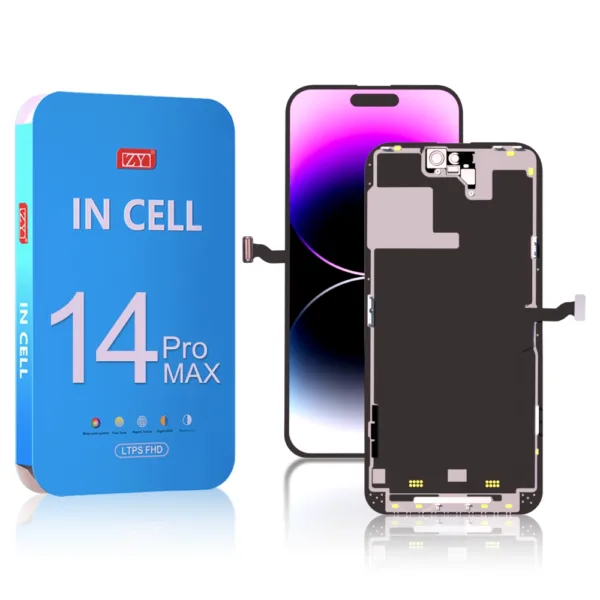 ZY HD+ Incell iPhone 14 Pro Max LCD Module Display and Touch Screen Digitizer Assembly - Image 1