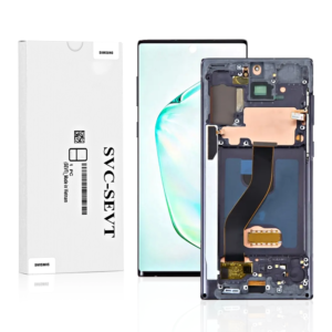Genuine LCD Screen For Samsung Galaxy Note 10 (N970) With Frame and Touchpad – Black (GH82-20818A)