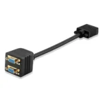 2B VGA To 2VGA Female Y Splitter
