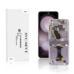 Genuine LCD Screen For Samsung Galaxy Z Flip 5 (F731B) With Frame and Touchpad Inner - Lavender (GH82-31827C)