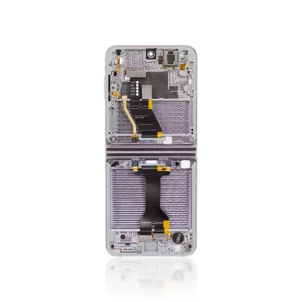 Genuine LCD Screen For Samsung Galaxy Z Flip 5 (F731B) With Frame and Touchpad Inner - Lavender (GH82-31827C) - 2