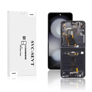 Genuine LCD Screen For Samsung Galaxy Z Flip 5 (F731B) With Frame and Touchpad Inner - Grey (GH82-31827A)