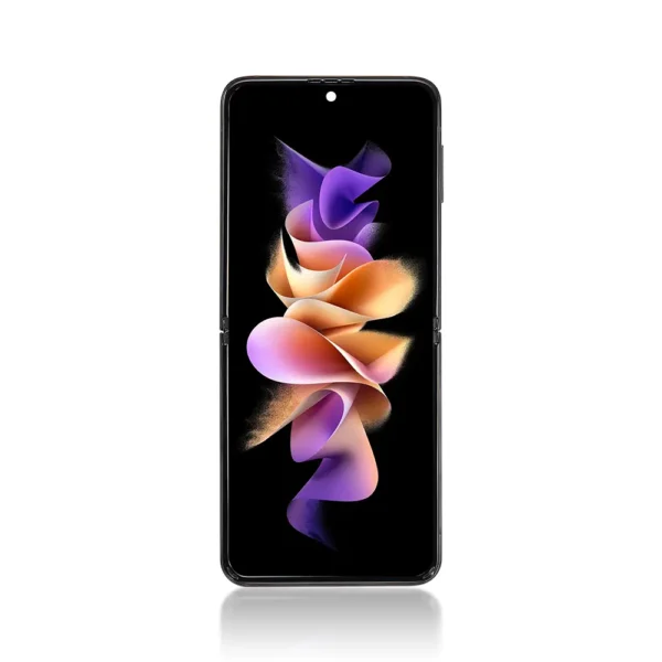 Pull Out A Grade Replacement LCD Screen For Samsung Galaxy Z Flip 3 (F711B) With Frame & Touchpad - Black - 1