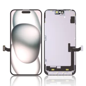Soft OLED iPhone 15 Plus LCD Module Display and Touch Screen Digitizer Assembly