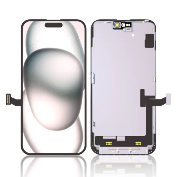 Soft OLED iPhone 15 Plus LCD Module Display and Touch Screen Digitizer Assembly