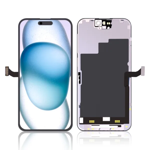 Soft OLED iPhone 15 Pro LCD Module Display and Touch Screen Digitizer Assembly