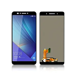 Replacement LCD Screen Display Touch and Digitizer Assembly for Honor 7 Black - No Frame