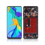 Replacement OLED LCD Screen Display Touch and Digitizer Assembly for Huawei P30 Pro Black - With Frame