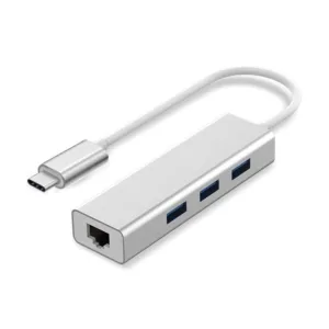 Type C Multi Function Lan Hub Adapter 3 Ports
