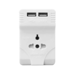 50B DAEWOO UK Visitor Tourist Adaptor With 2 USB Ports 5V-2.1A 2