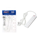 52A DAEWOO 4 Way with 5M Cable Power Extension Lead