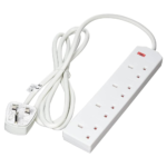 52B DAEWOO 4 Way with 5M Cable Power Extension Lead