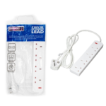 54A DAEWOO 4 Way with 1M Cable Power Extension Lead