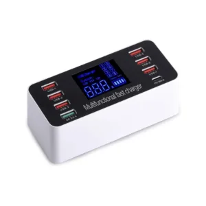 WLX-A9+ 8 Ports Smart LED Display Charger