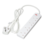 54B DAEWOO 4 Way with 1M Cable Power Extension Lead