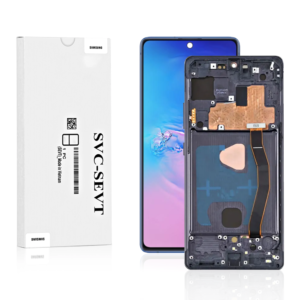 Genuine LCD Screen For Samsung Galaxy S10 LITE (G770) With Frame & Touch Pad Black (GH82-21992A)