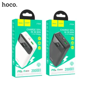 5A Hoco J102A Cool figure PD20W+QC3.0 power bank 20000mAh WHITE