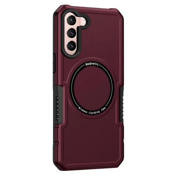 5D TPU Magsafe Case S24 and S24 Plus Wine Red iShine Trade T/A Boltify Limited