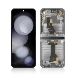 Genuine LCD Screen For Samsung Galaxy Z Flip 5 (F731) With Frame & Touchpad - Black (Pull Out)