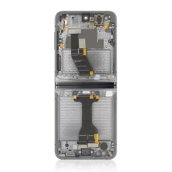 7C Pull Out LCD Screen For Samsung Galaxy Z Flip 5 F731 With Frame Black iShine Trade T/A Boltify Limited