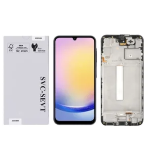 Genuine LCD Screen For Samsung Galaxy A25 5G (A256) With Frame and Touchpad - Black  (GH82-33214A)