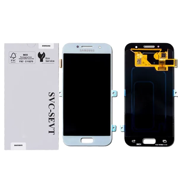 Genuine LCD Screen For Samsung Galaxy A3 2017 (A320) No Frame - Blue  (GH97-19732C)
