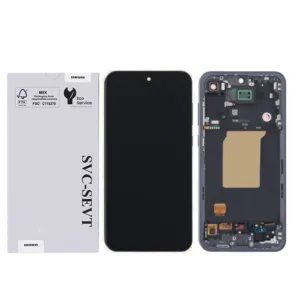 Genuine LCD Screen For Samsung Galaxy A55 5G (A556) With Frame and Touchpad - Black  (GH82-34305A)