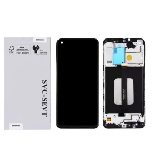 Genuine LCD Screen For Samsung Galaxy A60 (A606) With Frame and Touchpad - Black  (GH82-20072A)