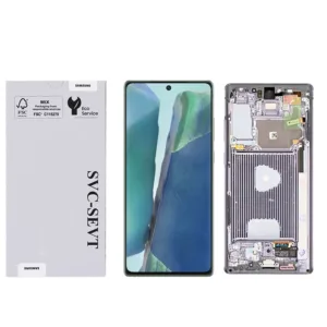 Genuine LCD Screen For Samsung Galaxy Note 20 5G (N980) With Frame & Touchpad - Grey  (GH82-23495A)