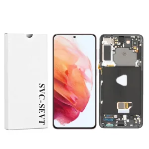 Genuine LCD Screen For Samsung Galaxy S21 5G (G991B) With Frame and Touchpad - Phantom Violet  (GH82-27256B)