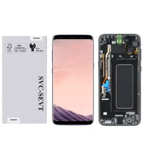 Genuine LCD Screen For Samsung Galaxy S8 (G950) With Frame and Touchpad - Black  (GH97-20457A)