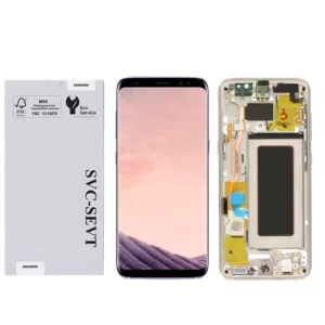 Genuine LCD Screen For Samsung Galaxy S8 (G950) With Frame and  Touchpad - Maple Gold  (GH97-20457F)
