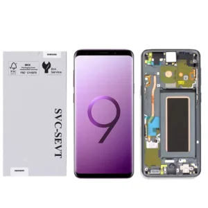 Genuine LCD Screen For Samsung Galaxy S9 (G960) With Frame and Touchpad - Titanium Grey  (GH97-21696C)