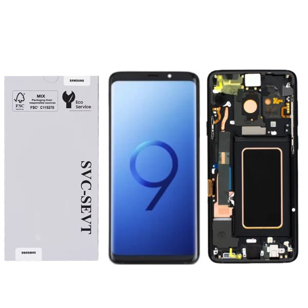Genuine LCD Screen For Samsung Galaxy S9 Plus (G965) With Frame and  Touchpad - Midnight Black  (GH97-21691A)