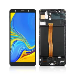 Replacement LCD Screen For Samsung Galaxy A7 2018 (A750) Black - With Frame