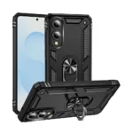 16B Ring Armor Case Samsung S25 Edge Black