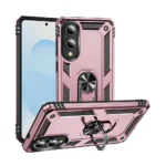 16E Ring Armor Case Samsung S25 Edge Rose Gold