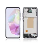 Replacement LCD Screen For Samsung Galaxy A35 (A356B) Black - With Frame